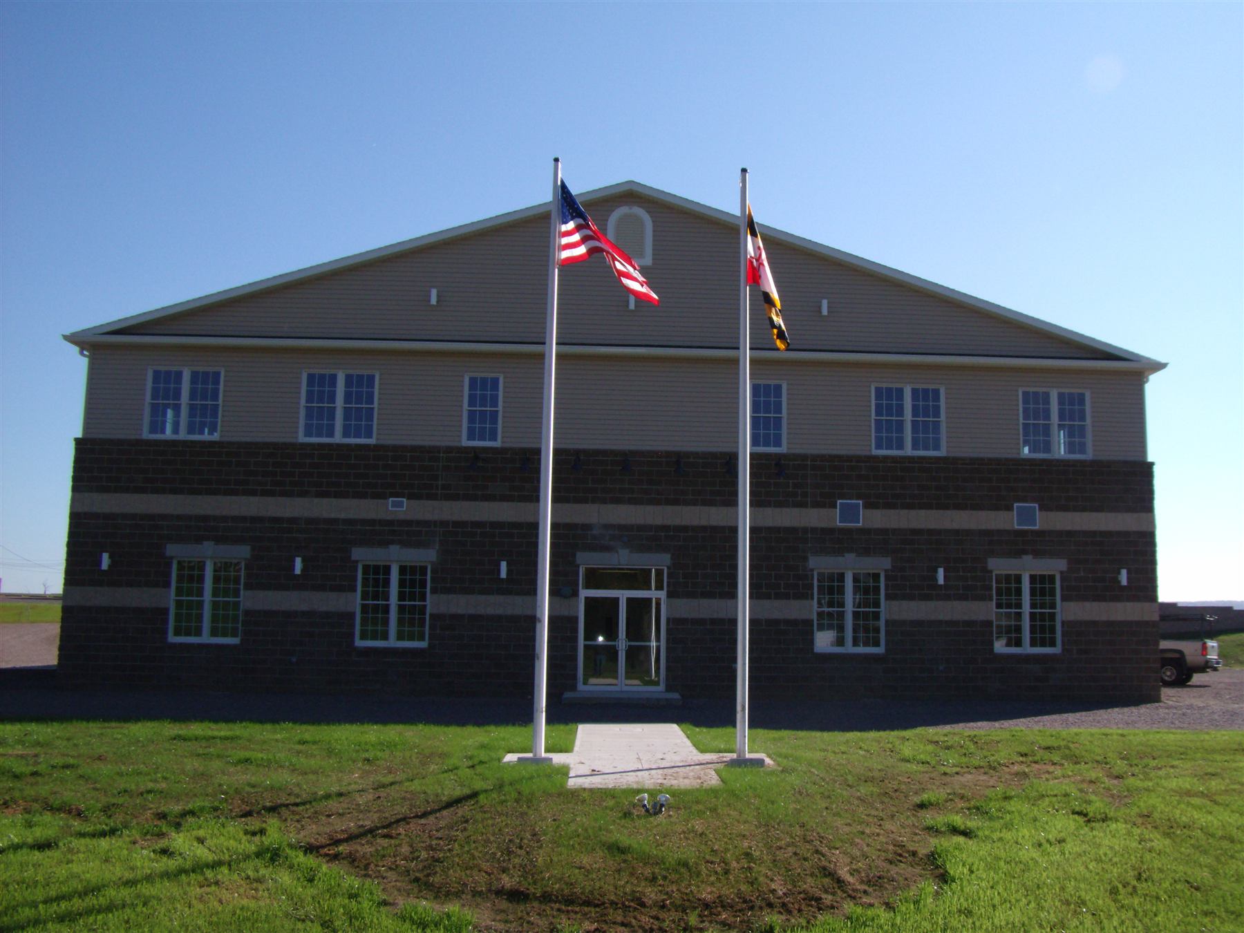 Grantsville Volunteer Fire Department building, second view